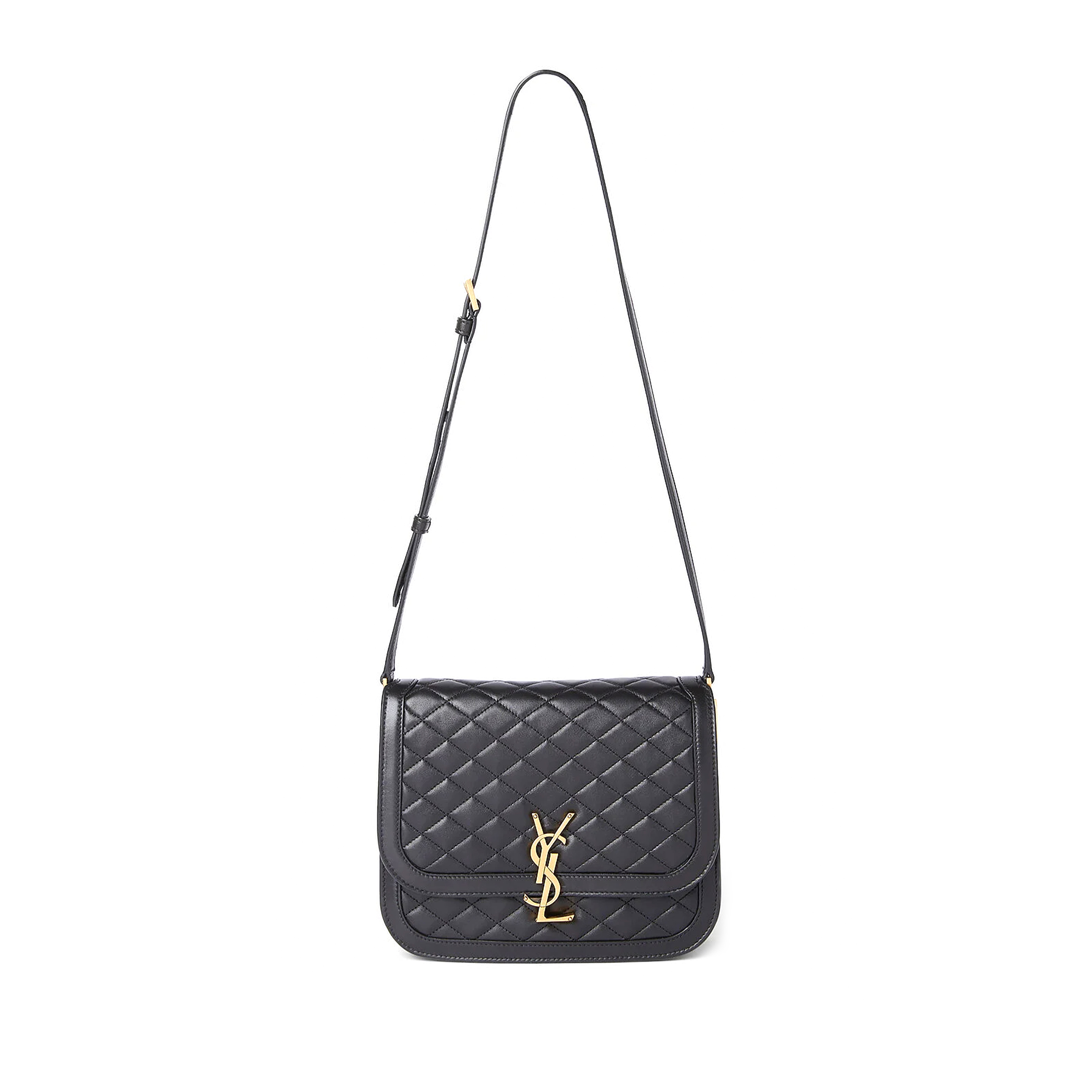 YSL SOLFERINO MEDIUM SATCHEL IN QUILTED LAMBSKIN 733704AABRT1000 (22*18*4cm)